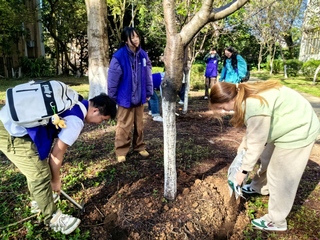 拥抱春天，守护绿色——学院开展植树节活动